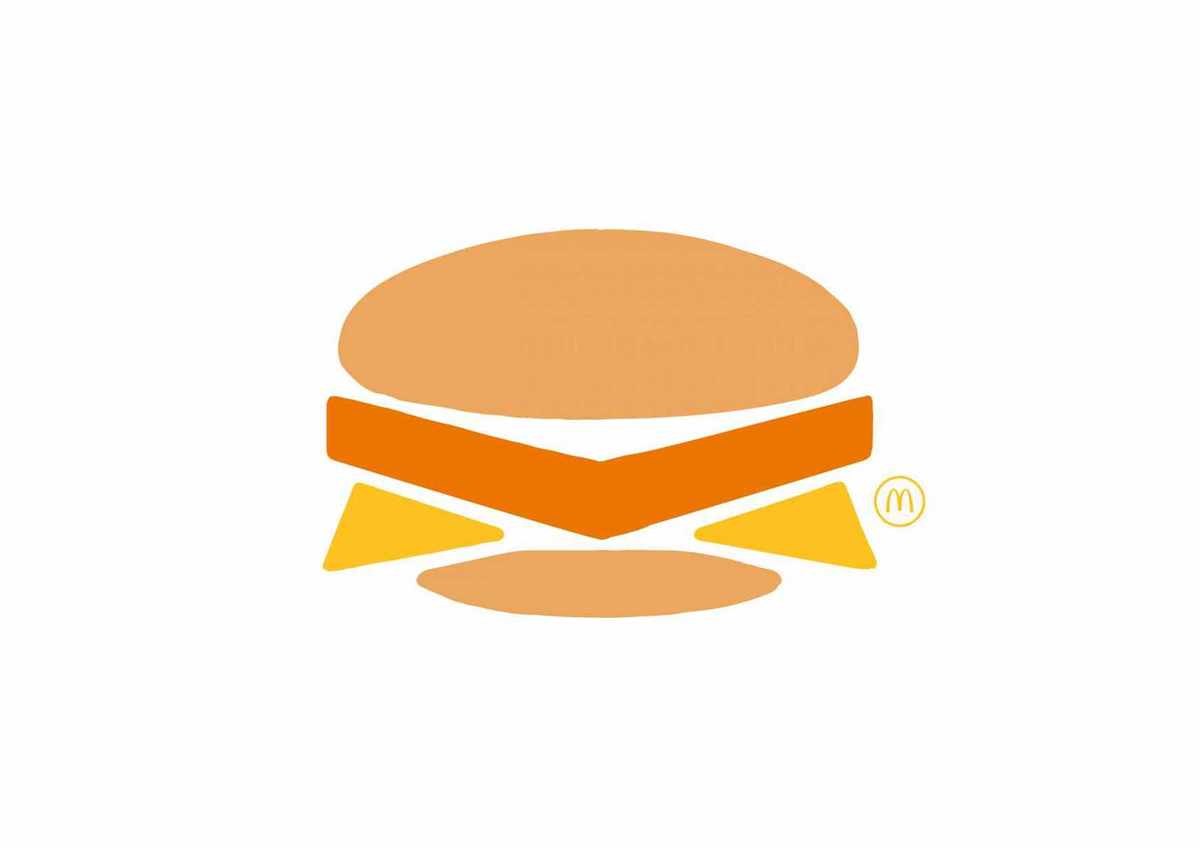 Mc Donald Filet-o-Fish Hamburger Minimaliste