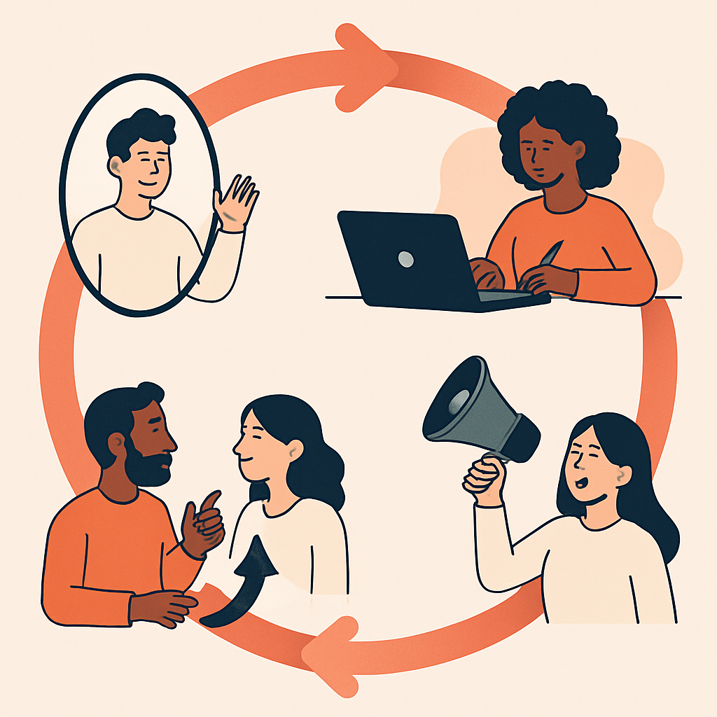 grace  the Loop de HubSpot qui rpond  ce dfi avec une approche circulaire et itrative  vous et vos quipes pourront exprimer leur identit vous permettre de vous personnalisez vous amplifiez puis vous voluez en continu Pas de texte-1