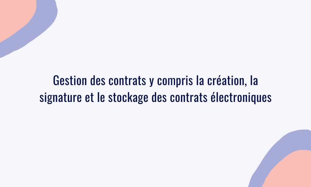 Contrats vente