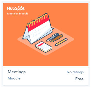 Hubspot meetings module