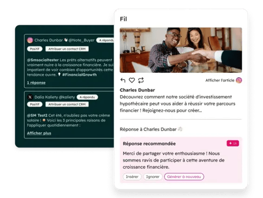Réseaux sociaux Hubspot