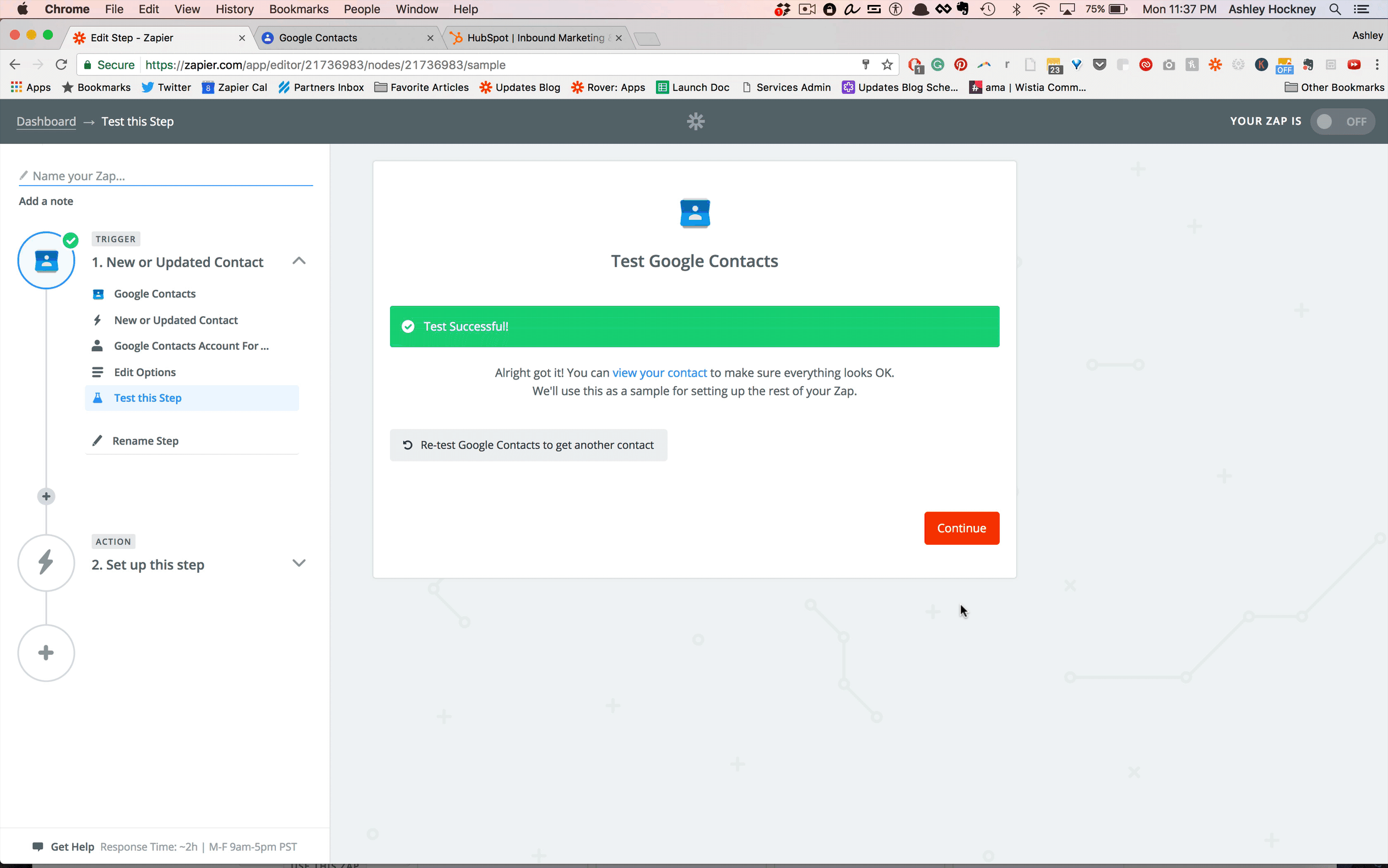 integration hubspot crm et zapier